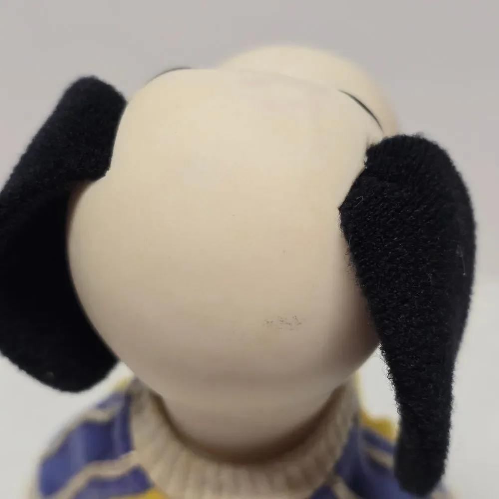 Vintage 1958, 1966 Knickerbocker Peanuts Snoopy Plastic Jointed 8” Outfit 80s